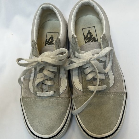 Vans "Off the Wall" Unisex Grey Suede Skate Sneakers-Size Men's 5/Women's 6.5 - Picture 7 of 8